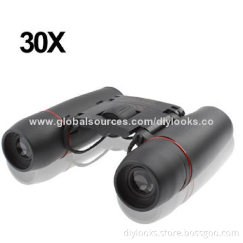 Mini Folded Field 7.2°, 126m/1000m 30 x 60mm Red, Multiple Coated Day Vision Outdoor Telescope